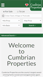 Mobile Screenshot of cumbrian-properties.co.uk